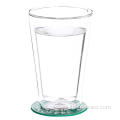 Double Walled Glass Cups for Tea/Coffee/Latte/Cappuccino/Espresso/Beer Set of 2